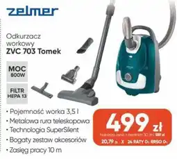 Max Elektro Odkurzacz workowy ZVC 703 Tomek oferta