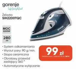 Max Elektro Żelazko Gorenje SIH2200TQC oferta