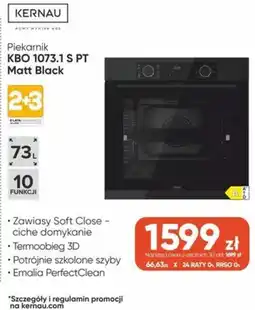 Max Elektro Piekarnik KBO 1073.1 S PT Matt Black oferta