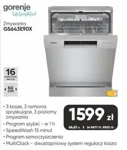 Max Elektro Zmywarka Gorenje GS643E90X oferta