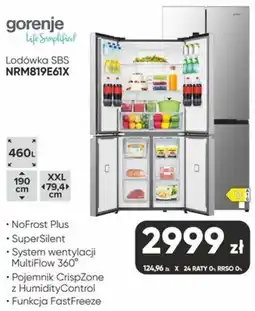 Max Elektro Lodówka SBS NRM819E61X oferta