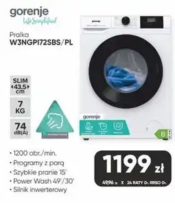 Max Elektro Pralka Gorenje W3NGPI72SBS/PL oferta