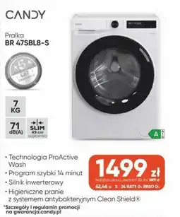 Max Elektro Pralka CANDY BR 47SBL8-S oferta
