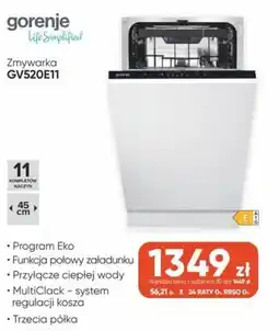 Max Elektro Zmywarka Gorenje GV520E11 oferta