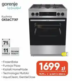 Max Elektro Kuchnia GKS6C71XF oferta