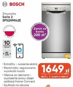 Max Elektro Zmywarka Bosch Serie 2 SPS2HMI42E oferta