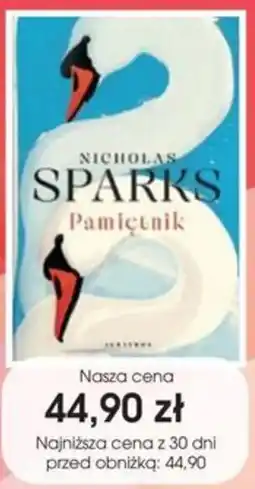Świat Książki Nicholas Sparks Pamiętnik oferta