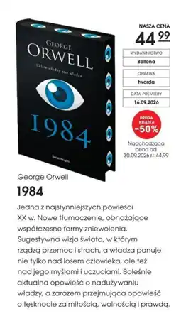 Świat Książki George Orwell 1984 oferta