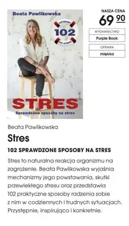 Świat Książki Stres 102 Sprawdzone Sposoby na Stres oferta