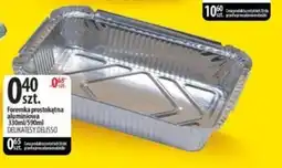 Delisso Delikatesy Foremka prostokątna aluminiowa DELIKATESY DELISSO oferta