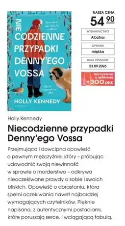 Świat Książki Niecodzienne przypadki Denny'ego Vossa Holly Kennedy oferta