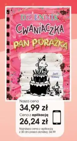 Świat Książki Dziennik Cwaniaczka Pan Porażka oferta