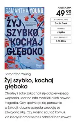 Świat Książki Żyj szybko, kochaj głęboko oferta