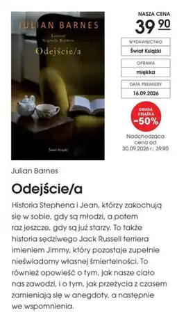 Świat Książki Odejście/a oferta