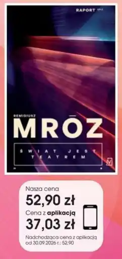 Świat Książki Remigiusz Mróz Świat Jest Teatrem oferta