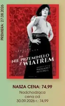 Świat Książki Jak nie przemieniło z wiatrem oferta