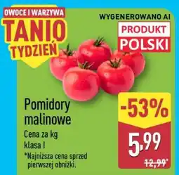 ALDI Pomidory malinowe oferta