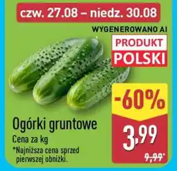 ALDI Ogórki gruntowe oferta
