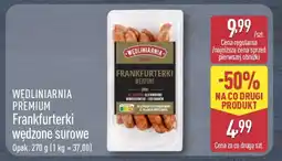 ALDI WĘDLINIARNIA PREMIUM Frankfurterki wędzone surowe oferta