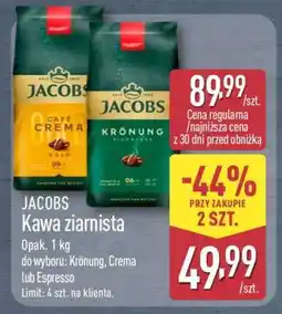 ALDI JACOBS Kawa ziarnista oferta