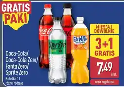 ALDI Coca-Cola/ Coca-Cola Zero/ Fanta Zero/ Sprite Zero oferta