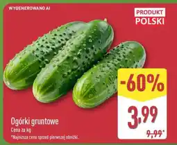 ALDI Ogórki gruntowe oferta