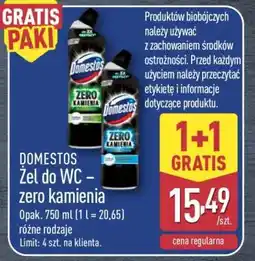 ALDI DOMESTOS Żel do WC Zero Kamienia oferta