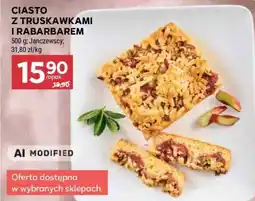 Stokrotka Market Ciasto z truskawkami i rabarbarem oferta