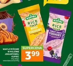 Stokrotka Market Wafle ryżowe w polewie jogurtowej Kupiec oferta