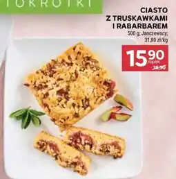 Stokrotka Market Ciasto z truskawkami i rabarbarem oferta