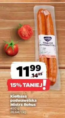 Netto Kiełbasa podwawelska Mistrz Rohus oferta