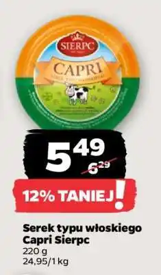 Netto Serek typu włoskiego Capri Sierpc oferta