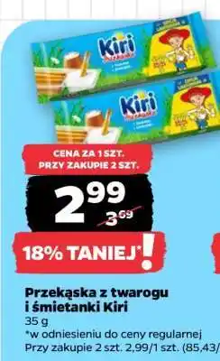 Netto Przekąska z twarogu i śmietanki Kiri oferta