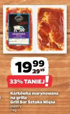 Netto Karkówka marynowana na grilla Grill Bar Sztuka Mięsa oferta