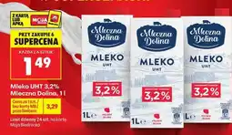 Biedronka Mleko UHT 3,2% Mleczna Dolina, 1 l oferta