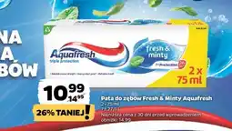 Netto Pasta do zębów Fresh & Minty Aquafresh oferta
