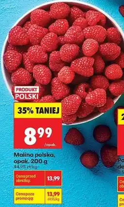 Biedronka Malina polska, opak. 200 g oferta