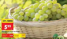 Biedronka Winogrono jasne na wagę oferta