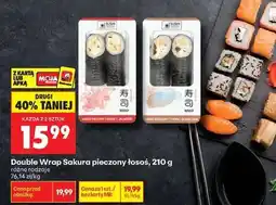 Biedronka Double Wrap Sakura pieczony łosoś, 210 g oferta