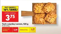 Biedronka Tost z szynką i serem , 120 g oferta