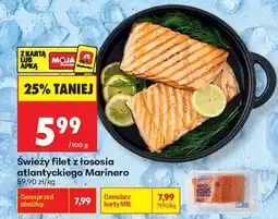 Biedronka Świeży filet z łososia atlantyckiego Marinero oferta