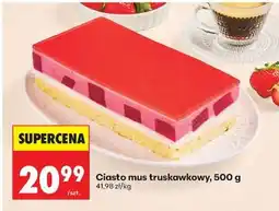 Biedronka Ciasto mus truskawkowy, 500 g oferta