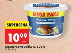 Biedronka Mascarpone Delikate, 500 g oferta
