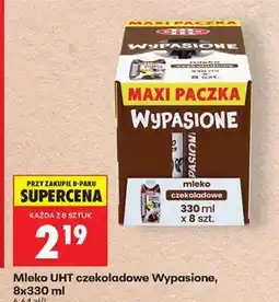 Biedronka Mleko UHT czekoladowe Wypasione, 8x330 ml oferta