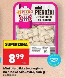 Biedronka Mini pierożki z twarogiem na słodko Mlekovita, 400 g oferta
