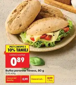 Biedronka bułka poranna fitness , 80 g oferta