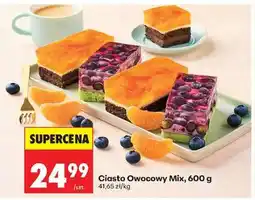 Biedronka Ciasto Owocowy Mix, 600 g oferta