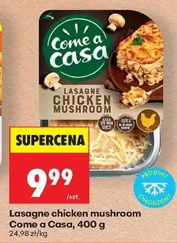 Biedronka Lasagne chicken mushroom Come a Casa, 400 g oferta