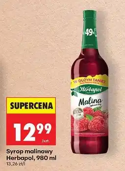 Biedronka Syrop malinowy Herbapol 980 ml oferta