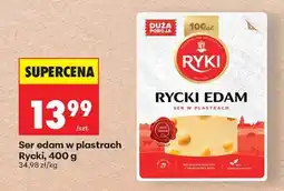 Biedronka Ser edam w plastrach Rycki, 400 g oferta